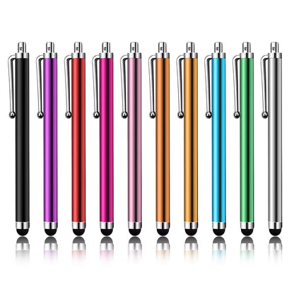 1Pcs Aluminum Alloy Touch Pen Metal Touch Screen Pen Stylus Pens Capacitive Screen Pen with Clip for Tablet Mobile Phone