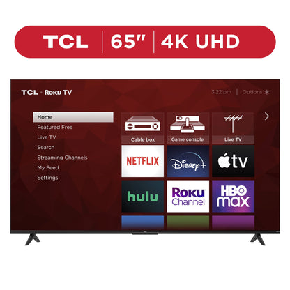 65” Class S4 (65S451) 4K UHD HDR Smart TV with Roku TV