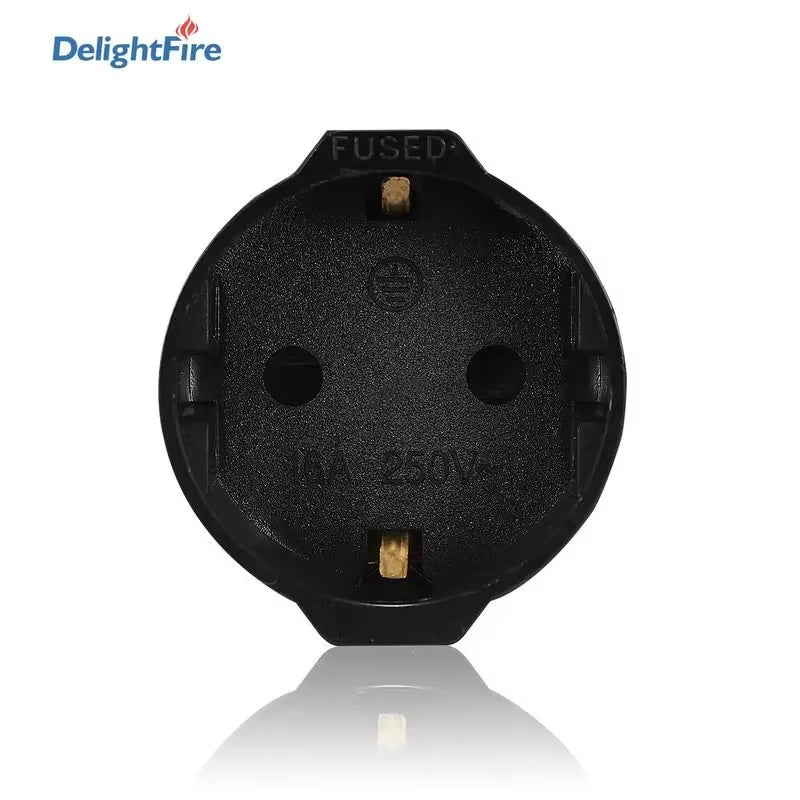 European EU to UK Plug Adapter Standard Euro 250V EU Plug to UK Electrical Socket Power Adapter Electrical Socket Outlet