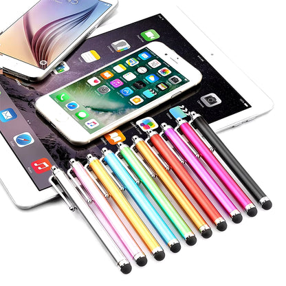 1Pcs Aluminum Alloy Touch Pen Metal Touch Screen Pen Stylus Pens Capacitive Screen Pen with Clip for Tablet Mobile Phone