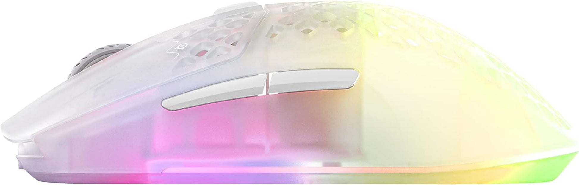 Aerox 3 Wireless - Super Light Gaming Mouse - 18,000 CPI Truemove Air Optical Sensor - Ultra-Lightweight Water Resistant Design - 200 Hour Battery Life - Ghost
